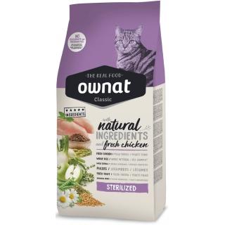 Croquettes chat sterilise ownat ingredients naturels