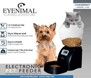 Distributeur de croquettes programmable pour chat chien distributeur de croquettes grand reservoir 1