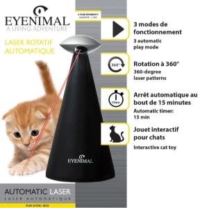 Jouet laser automatique pour chat prix pas cher